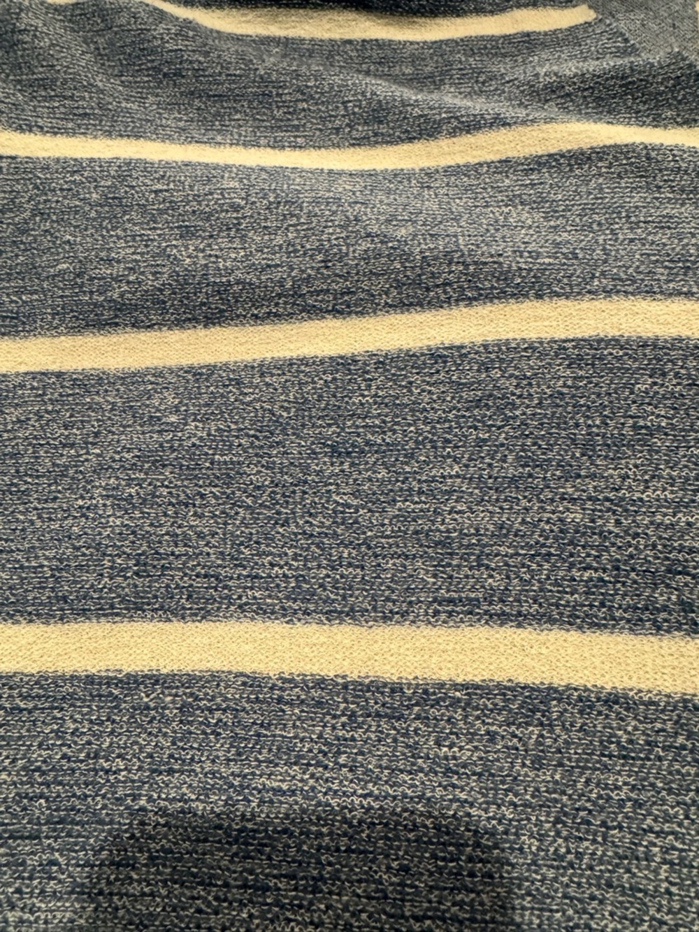 Rip Curl Blue & Cream Striped Hooded Pullover - Picture 3 of 3